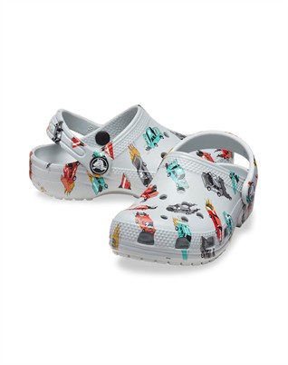 Classic Race Cars Graphic Clog